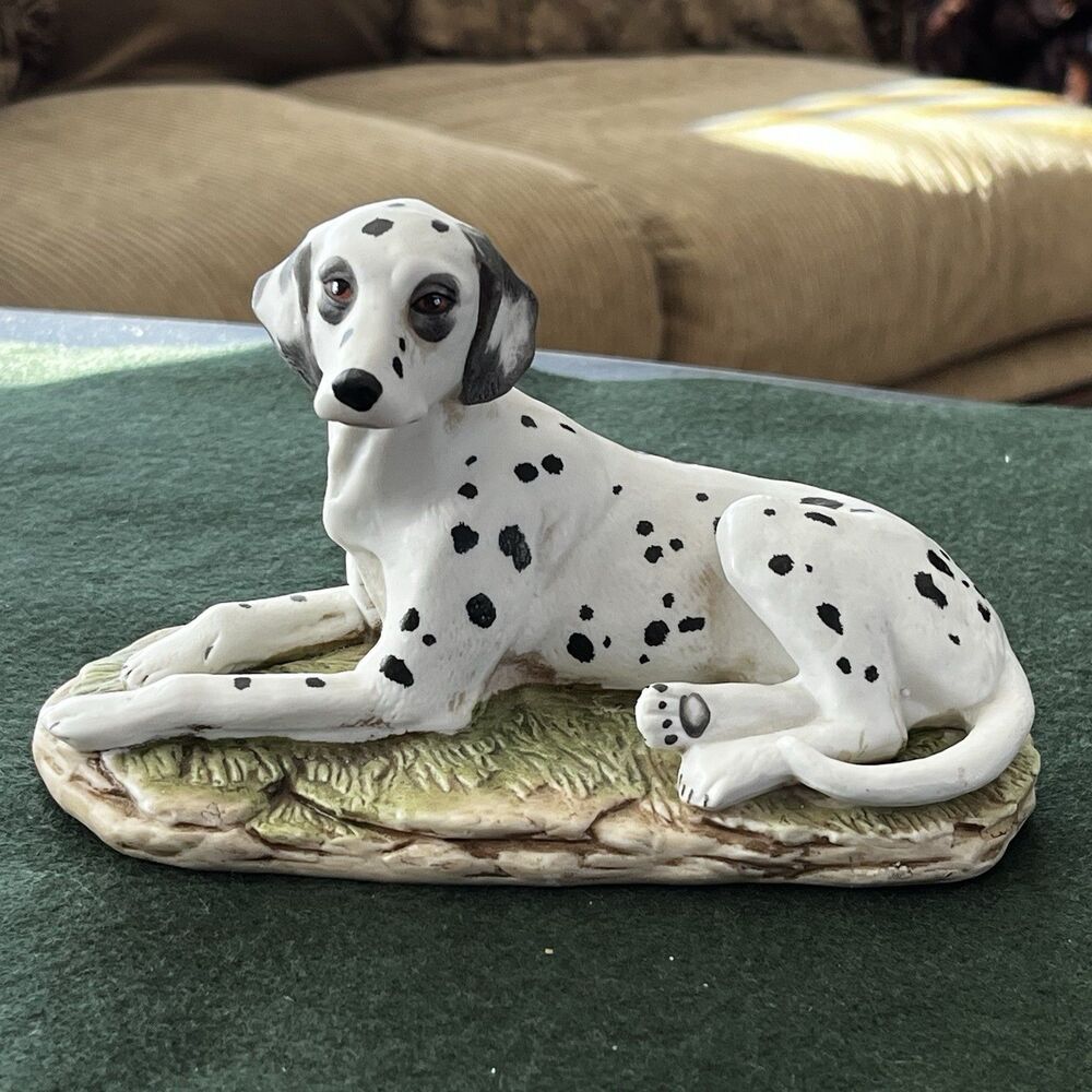 Vintage Porcelain Dalmatian Dog Figurine by Homco #1403 Home Interiors
